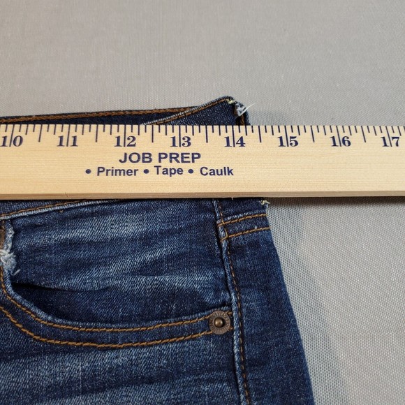 American Eagle Outfitters Super Stretch Womens Size 4 Shortie Denim Jean Shorts - Picture 8 of 13